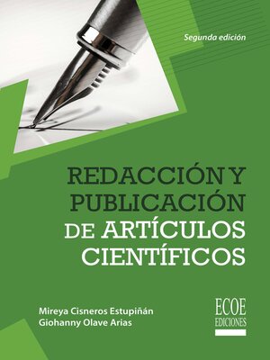 cover image of Redacción y publicación de artículos científicos--2da edición